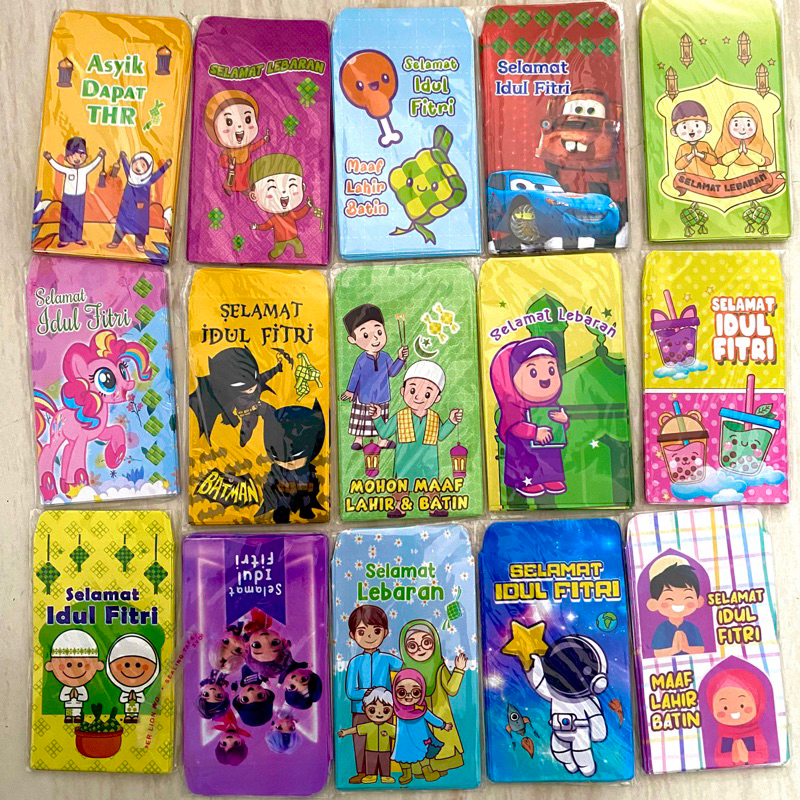 

AMPLOP LEBARAN MOTIF ANAK/ ANGPAU LEBARAN