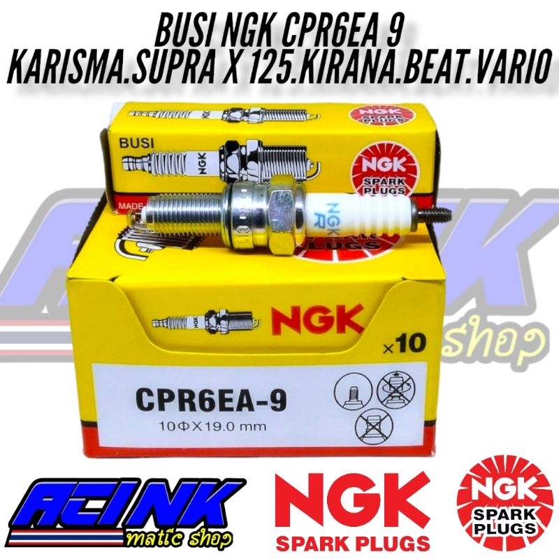 BUSI NGK CPR6 KARISMA SUPRA X 125 KIRANA BEAT VARIO