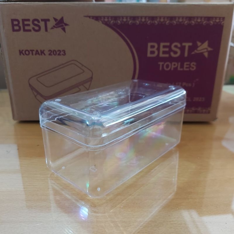 [12Pcs] TOPLES KUE KERING 350 GRAM MODEL MIRIP HARDTOP 901 / STOPLES MIKA BENING TRANSPARAN BENTUK P