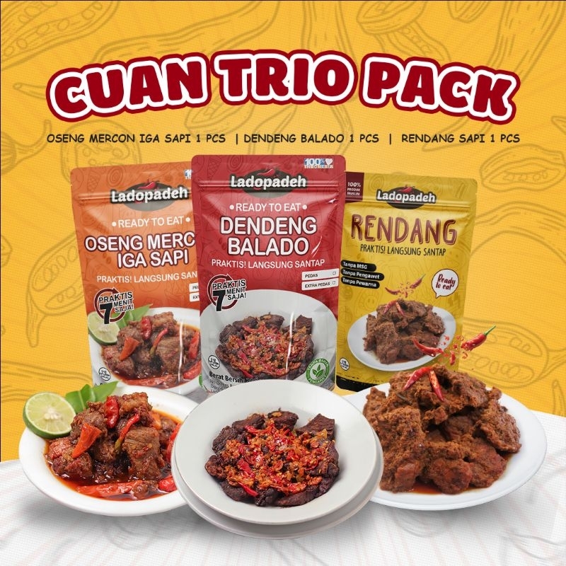 

PAKET CUAN TRIO PACK C - LADOPADEH