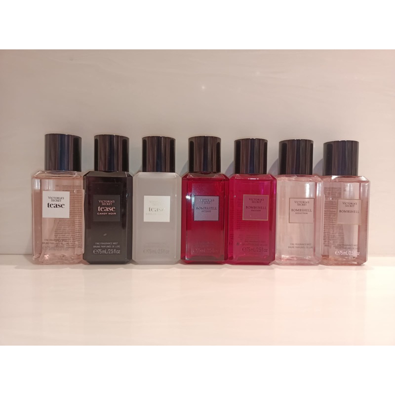 Victoria Secret Body Mist Travel Size Bombshell/angel gold/tease