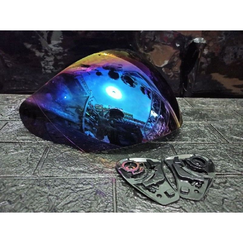 PROMO.. (COD⭐⭐) Kaca /visor helm kyt dj maru/ kyt galxy/ink centro (MURAH)