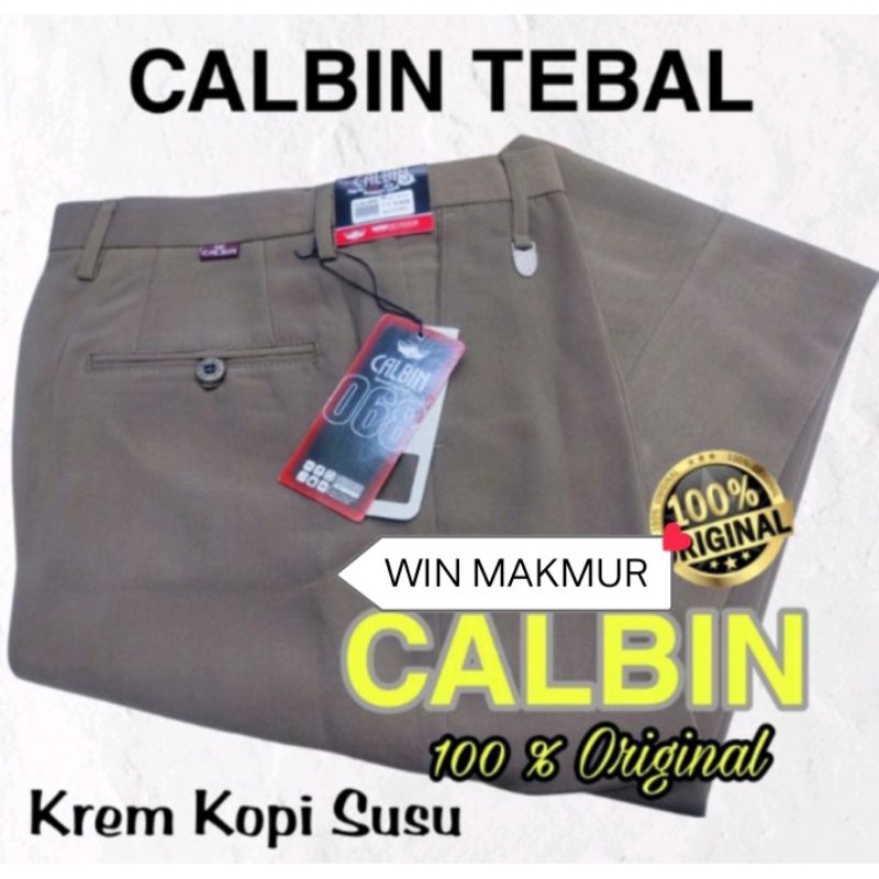 celana kantoran CALBIN 100% ORIGINAL / celana formal / celana bahan kain