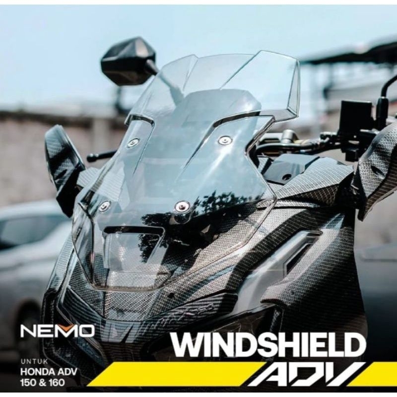 Visor Windshield honda adv 160 / adv 150 NEMO original