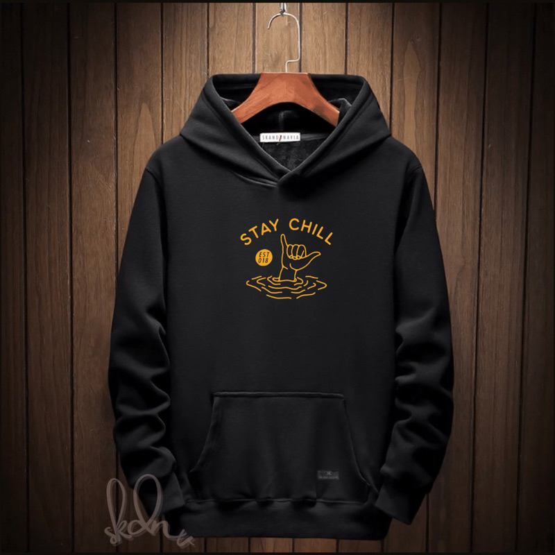 JAKET HOODIE THANKSKANDINAVIA THXNSMN SWEATER HOODIE MATRAS OFFICIAL WARNA HITAM OVERSIZE