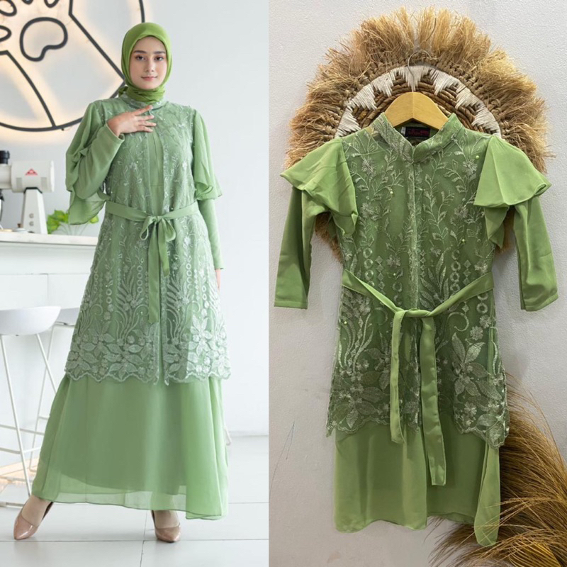 Gamis Couple Ibu Dan Anak| Gamis| Gamis Outer Lepas| m Gamis Pesta| Gamis Anak| Gamis Kondangan| Gam