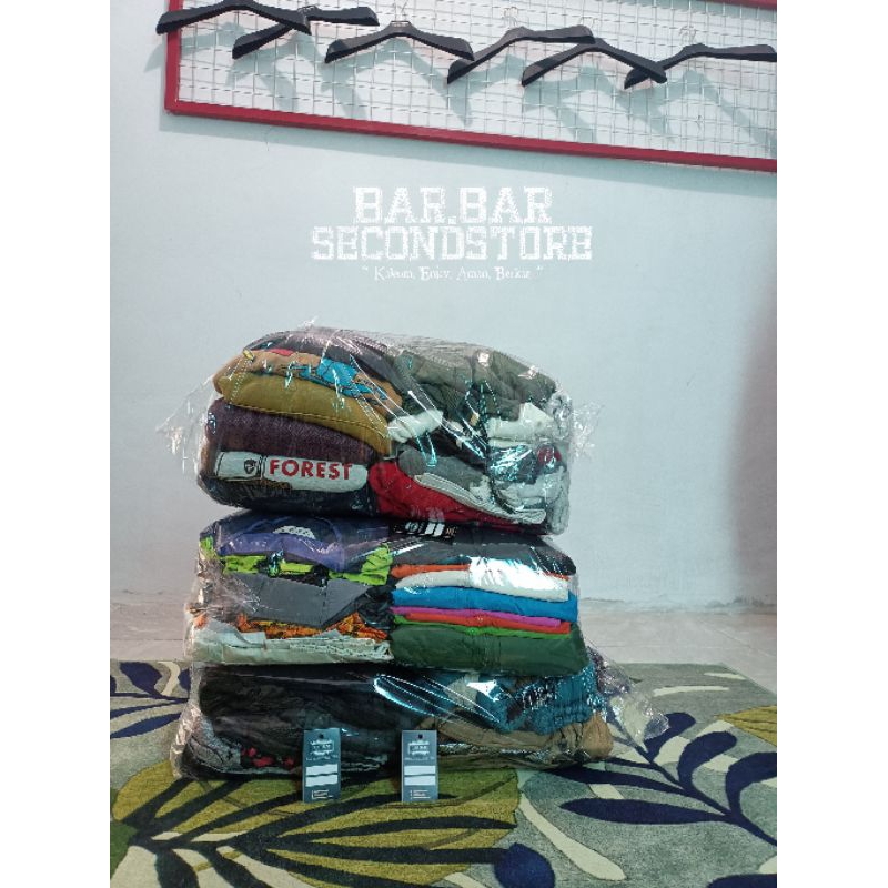 borongan jaket, Zipper, Hoodie, crewneck second brand original