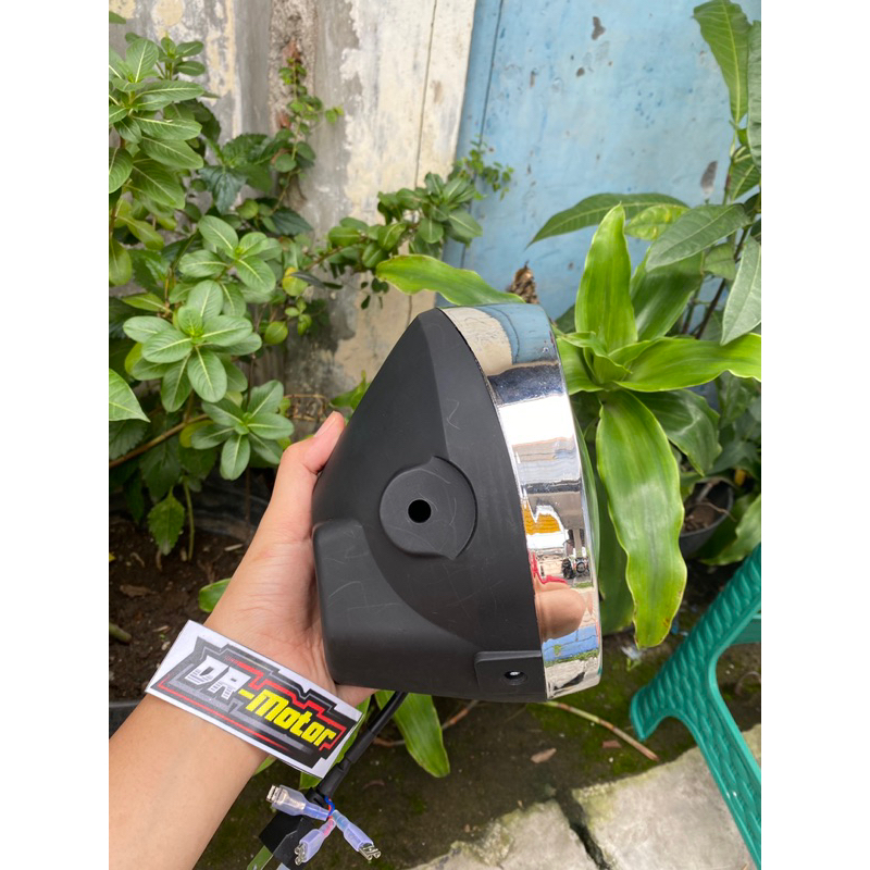 Daymaker 7 inch set batok pnp tiger megapro lampu depan 7 inch batok tiger megapro