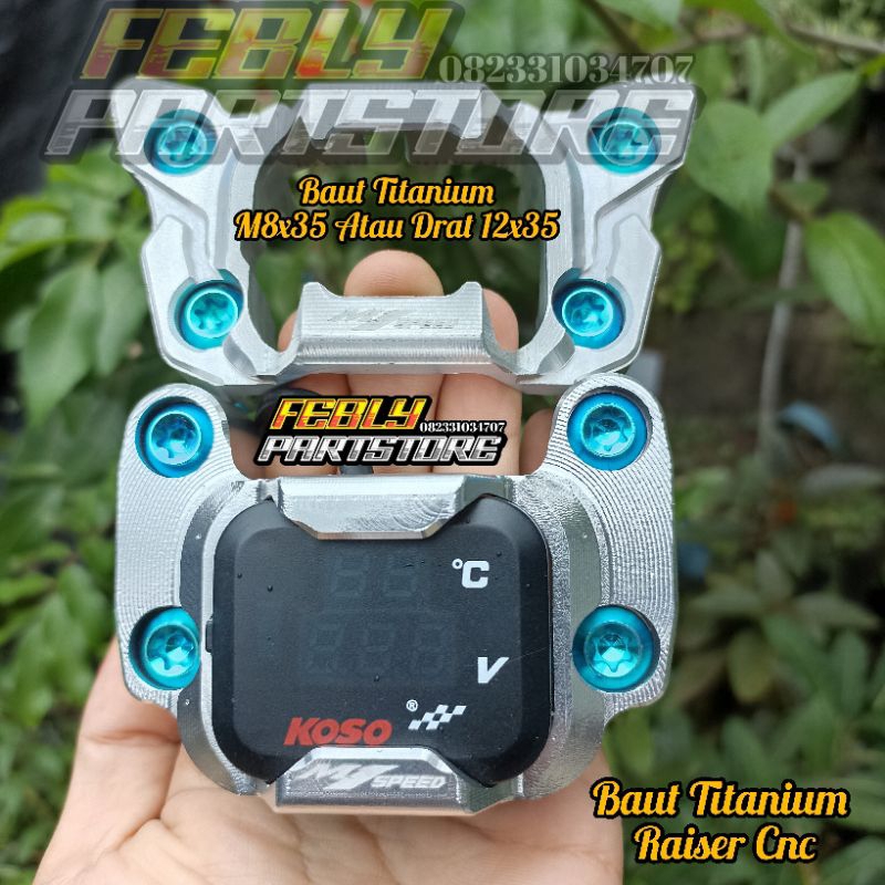 RAISER RESER CNC STANG STIR M1 SPEED RAISER CNC RX KING VIXION NINJA R OLD CB150R LED MEGAPRO TIGER 