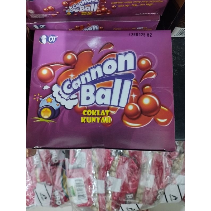 

Canon Ball Coklat kunyah isi 24pc