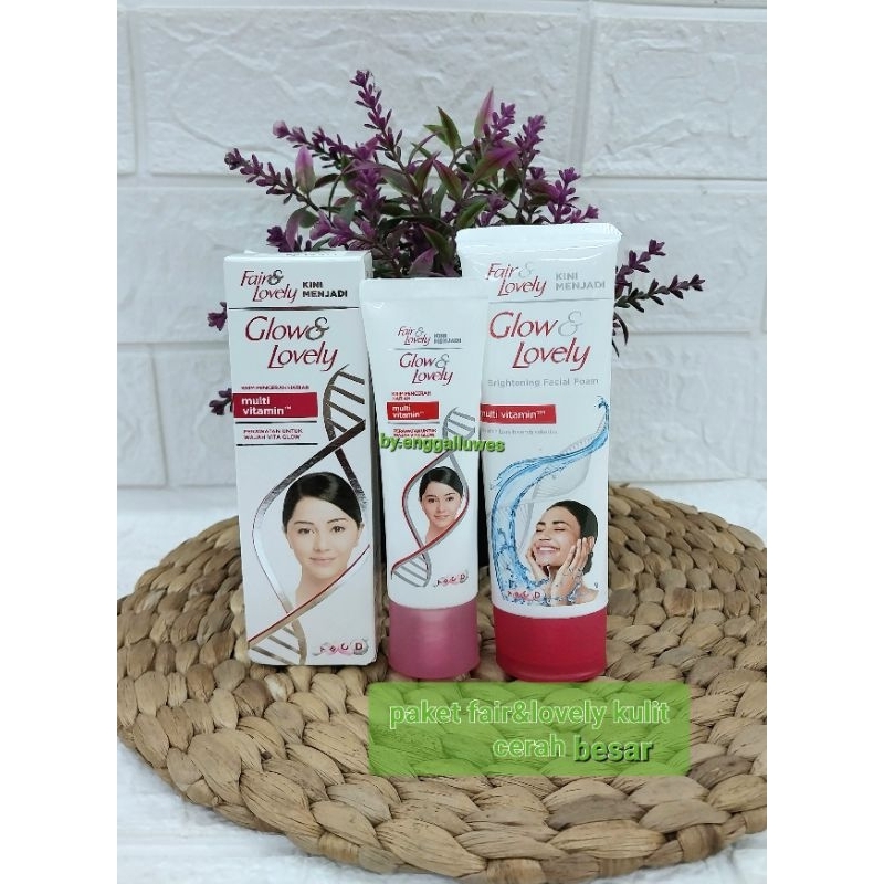 PAKET FAIR&LOVELY/PAKET FAIR&LOVELY KULIT CERAH/PAKET FAIR&LOVELY KULIT GLOWING/FAIR&LOVELY VITAMIN 