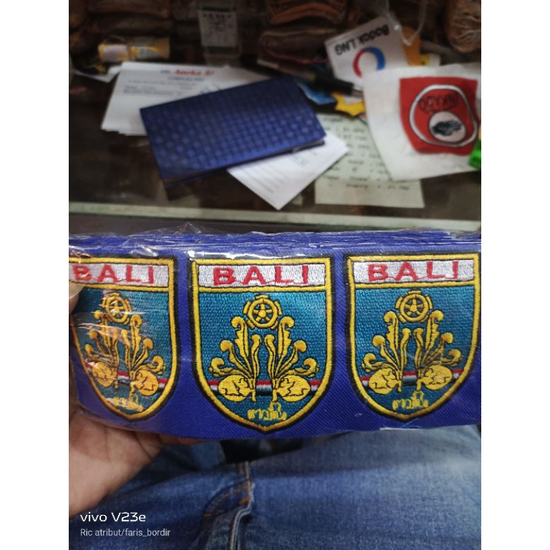 Bet kwarda bali logo pramuka tunas bali bordir kwarda bali