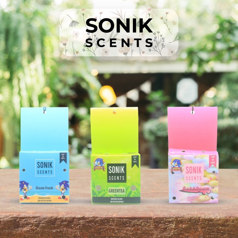 PARFUM PENGHARUM RUANGAN / MOBIL SONIC BLOK ORGANIK SERBAGUNA / WANGI TAHAN LAMA