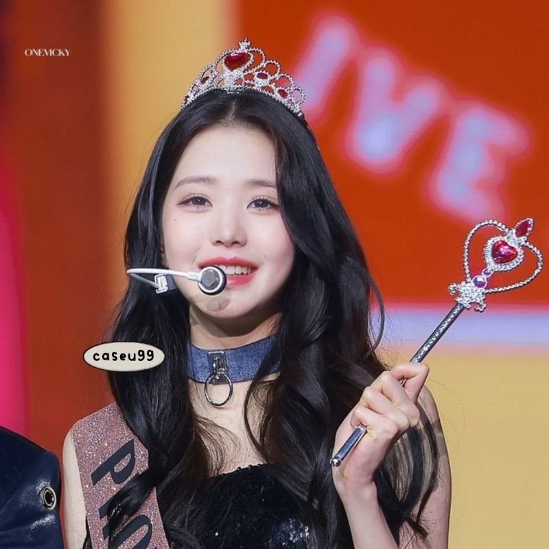 Frozen crown stick 2in1 wony wonyoung Sullyon loona Korean birthday headband// Tiara mahkota tongkat kristal love rhinestone untuk pesta ultah anak perempuan dewasa remaja photoshoot ulang tahun aesthetic kiyowo kawaii