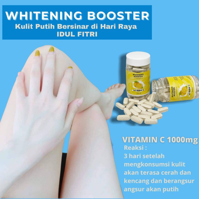 WHITENING BOOSTER VITAMIN C 1000 MG WITH ASCORBIC ACID, ROSE HIPS &amp; CITRUS BIOFLAVONOID COMPLEX