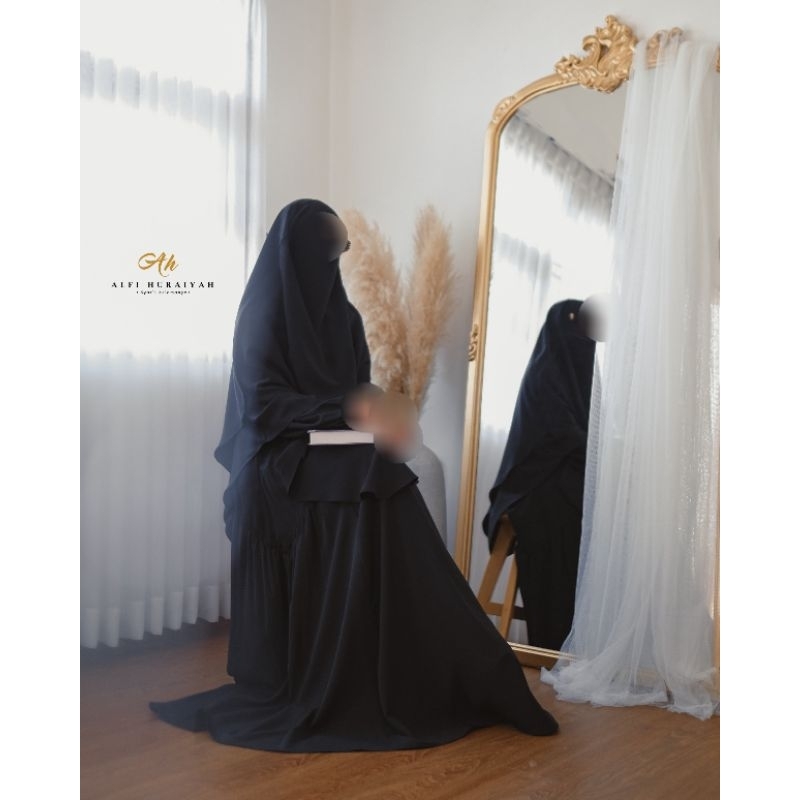 Camara Series Gamis Set Syari cadar original alfi huraiyah