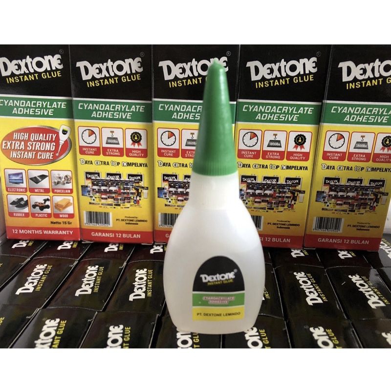 

lem dextone 15 gram instan glue lem perekat serbaguna lem korea