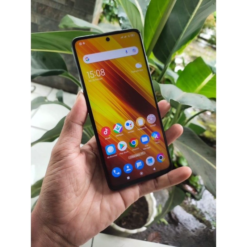 POCO X3 NFC RAM 8/128 FULLSET ORIGINAL SECOND BEKAS