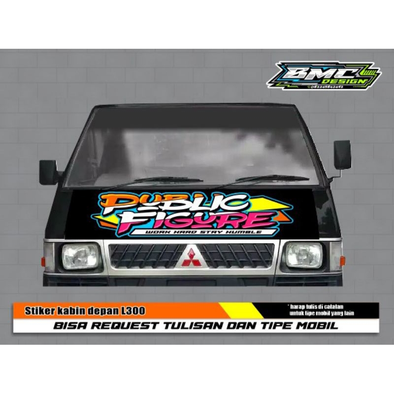STIKER KABIN DEPAN L300, STIKER KABIN L300