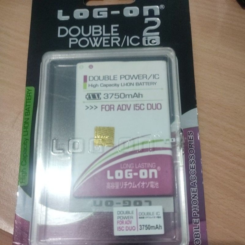 Baterai Log on Advan I5C Duo