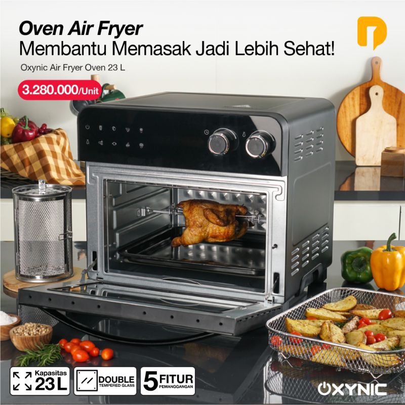 Oxynic Airfryer Oven Kapasitas 23 L