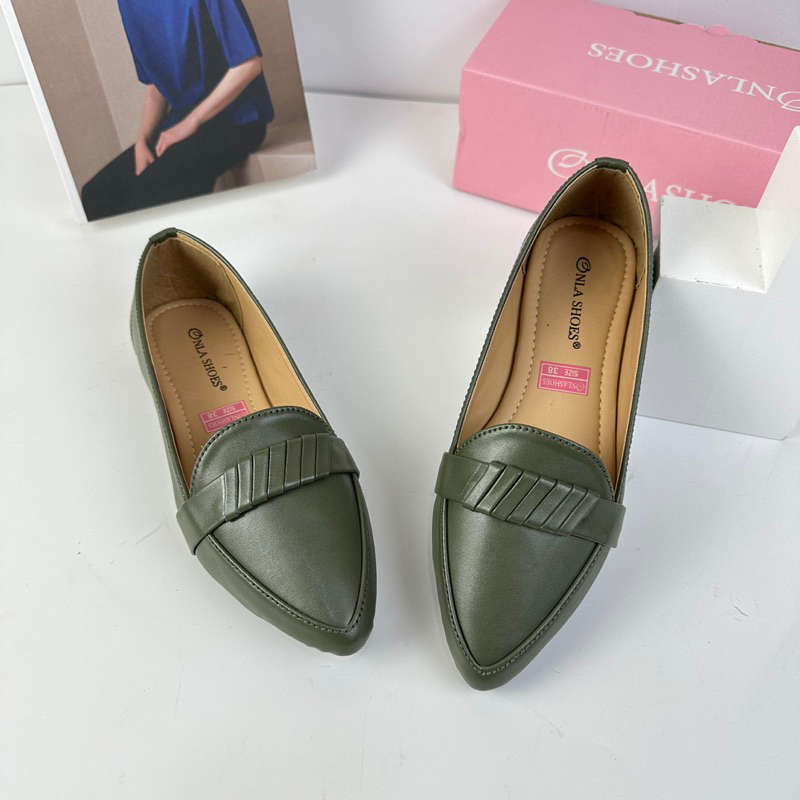 Onlashoes - Flat Shoes YN02 Sepatu Flat Wanita