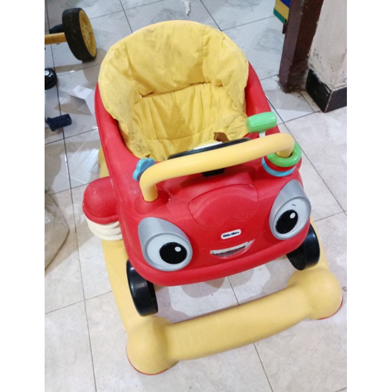 Ready 2pcs preloved Baby Walker Apolo apollo Little tikes cozy coupe entertainer 3 in 1 ride on mobi