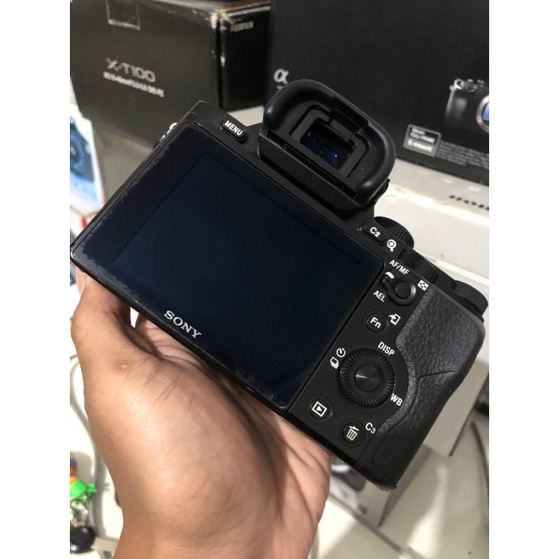 sony a7 clasic body only kamera fullframe lengkap box like new