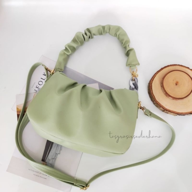 (COD) YF AELIN - TAS SELEMPANG WANITA / TAS KERUT / TAS BAHU / SLING BAG / SHOULDER BAG