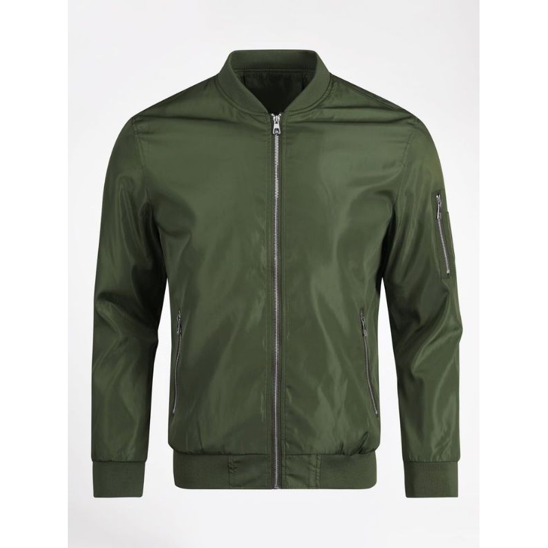 jaket bomber hijau army (TNI)