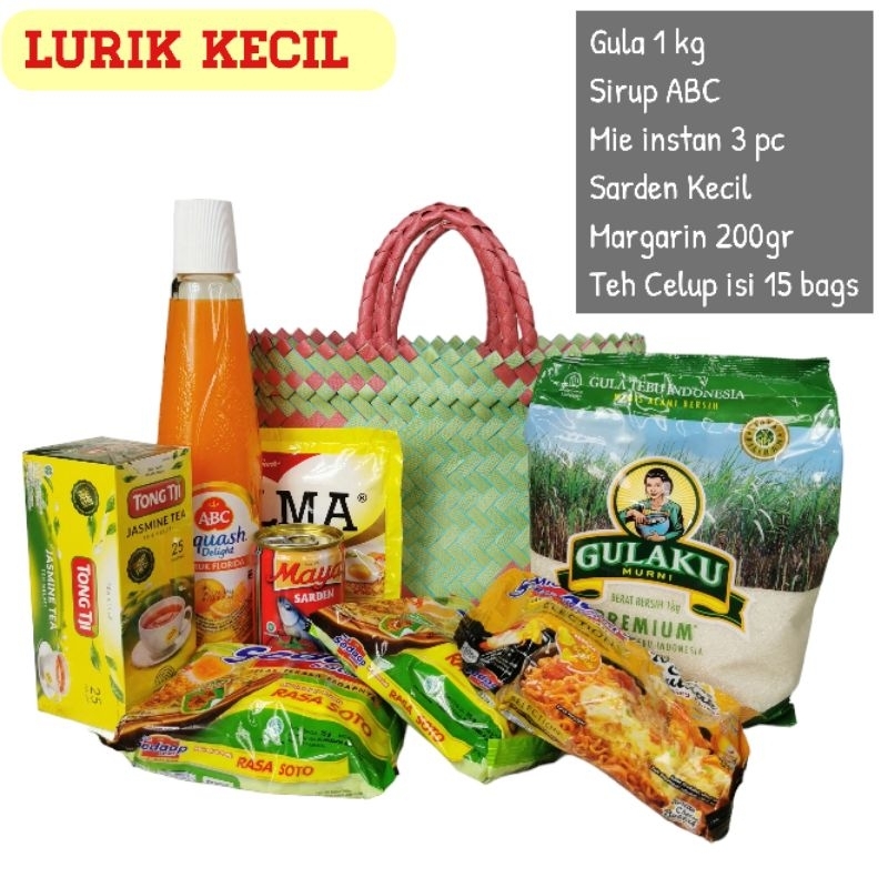 Tas Anyam Plastik Lurik / Tas Belanja / Tas Anyaman Tas Jinjing