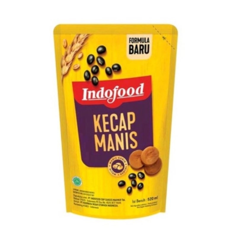 

Indofood Kecap Manis Refill 520ml kecap kental manis