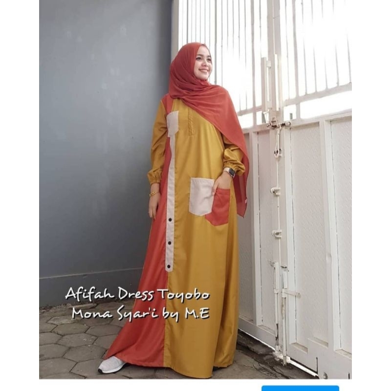 afifah dress toyobo by mona syari by me