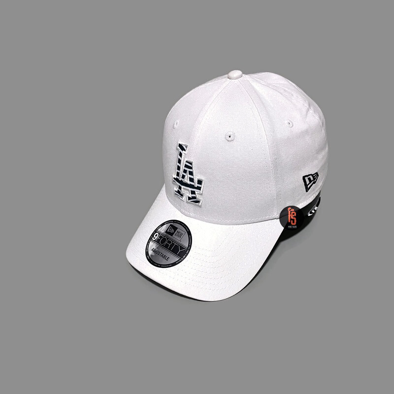 Jual Topi New Era Original Infill Zebra Los Angeles Dodgers White Shopee Indonesia