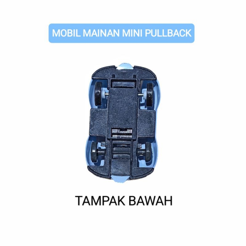 1 PCS - Mainan Mobil-Mobilan Sport Mini Pull Back - Miniatur Mobil