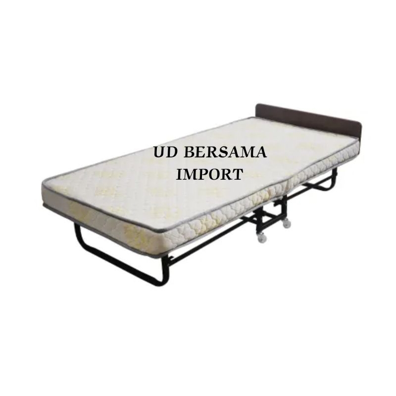 Kasur Lipat Dengan Roda 195x95x50cm/Rollaway Bed Foldable KRISBOW