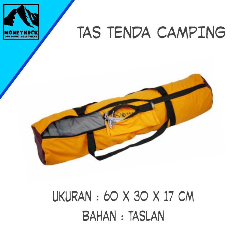 Tas Tenda Camping Moneykick / Kantong Tas Tenda Kapasitas 4-6