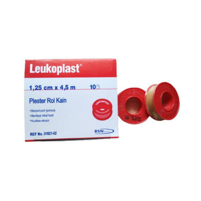 PLESTER LEUKOPLAST UKURAN 1.25CM X 4.5M/ PLESTER ROLL COKLAT / PLESTER ROLL / PLESTER LEUKOPLAS