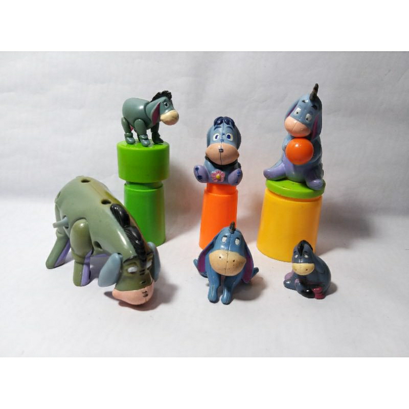 Winnie The Pooh Eeyore Eyore Keledai Donkey Basket Ball Basketball Happy Meal Mcd Mcdonalds Mix Figu