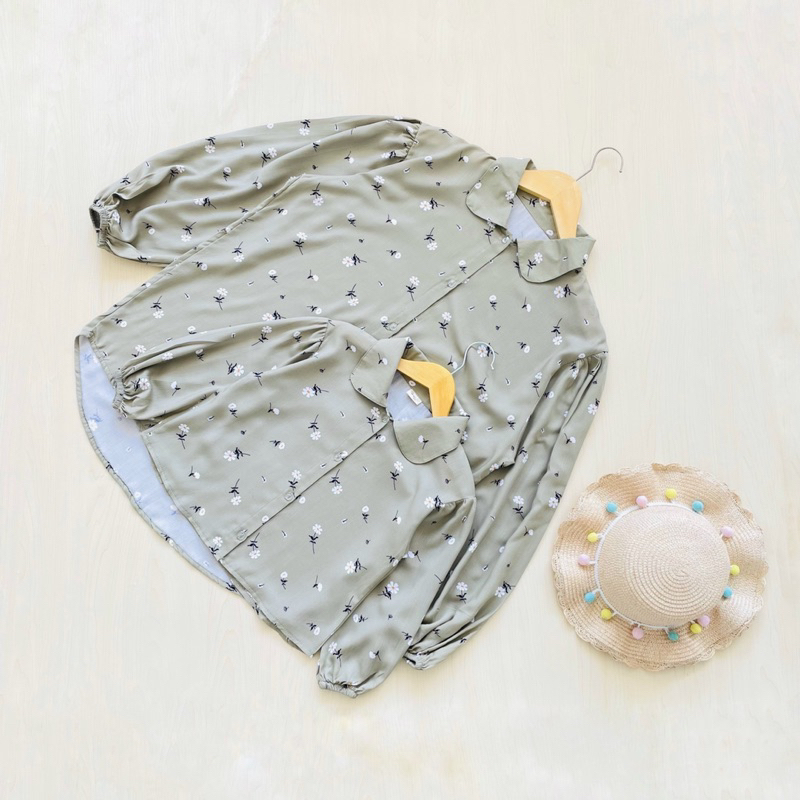 1-4 TH BLOUSE COUPLE MOM AND KIDS CLEO BLOUSE