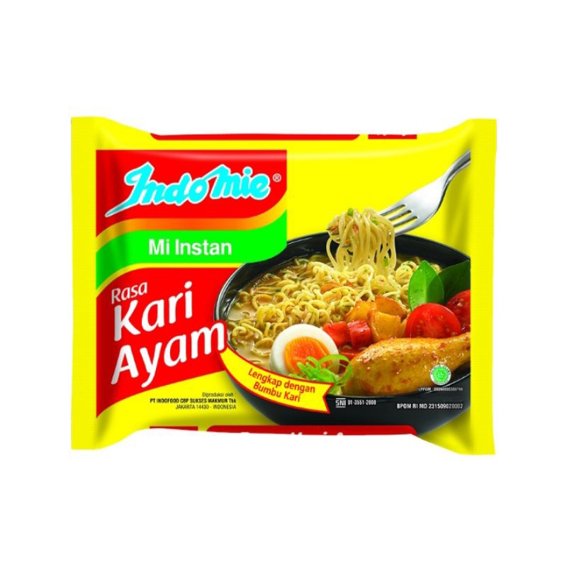 

Indomie Mi Instan Kari Ayam 70g