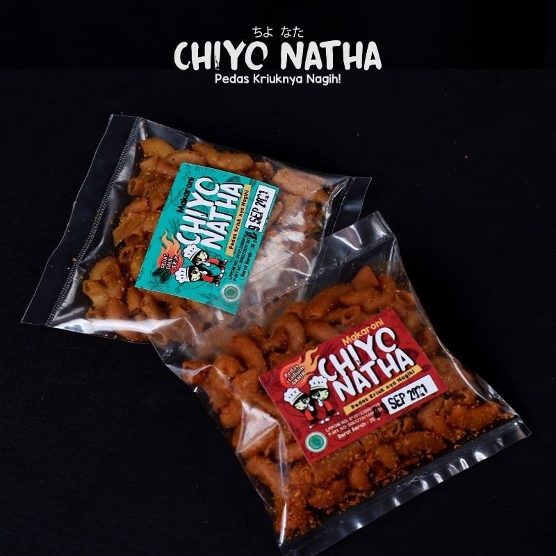 

[TERMURAH] Makaroni Chiyo Natha kemasan 30gr dan Basreng Chiyo Natha kemasan 25gr