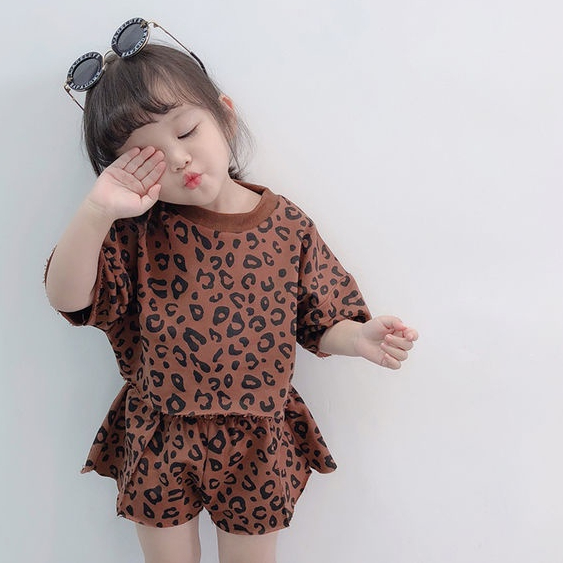 Setelan Kaos Anak Perempuan Fashion Anak Perempuan Set SODA