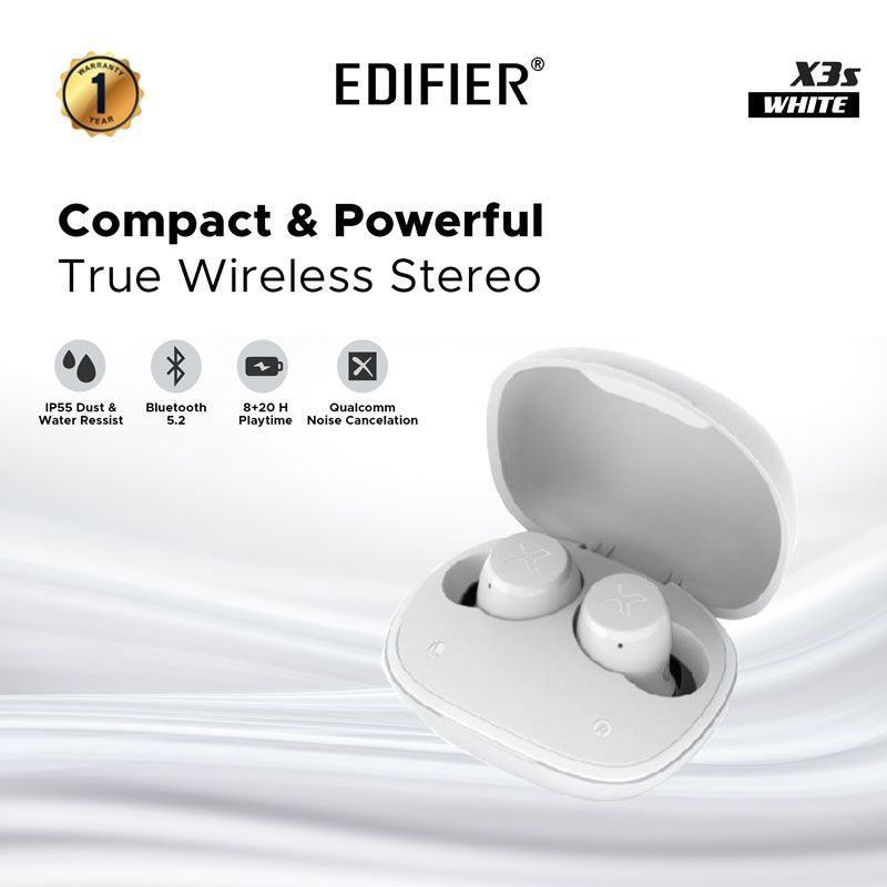 EDIFIER TWS X3S True Wireless Stereo Earbuds Bluetooth V5.0