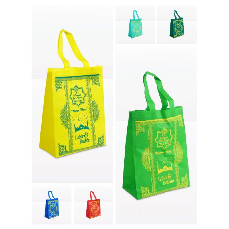 

Tas Spundbond 3D Idul Fitri (30x17x40) tasspunbond/goodiebag/taskain/taskado/hampers