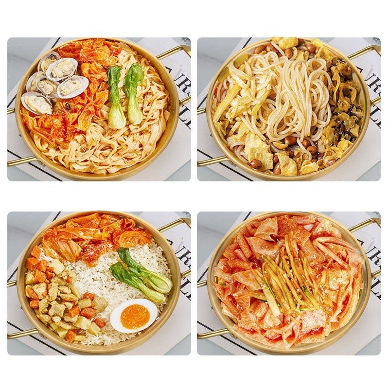 Panci Korean Style Panci Masak Panci Makanan Panci Korea Mie Instant Stainless Noodle Soup Pot Panci
