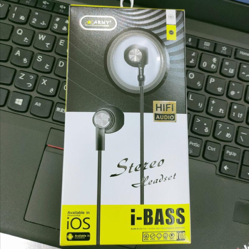 Headset Handsfree Earphone Army I-Bass Original for iligtinhg