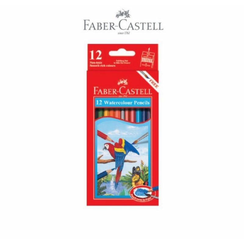 

Pencil Warna Faber-Castell 12 Water Colour / Fre Kuas