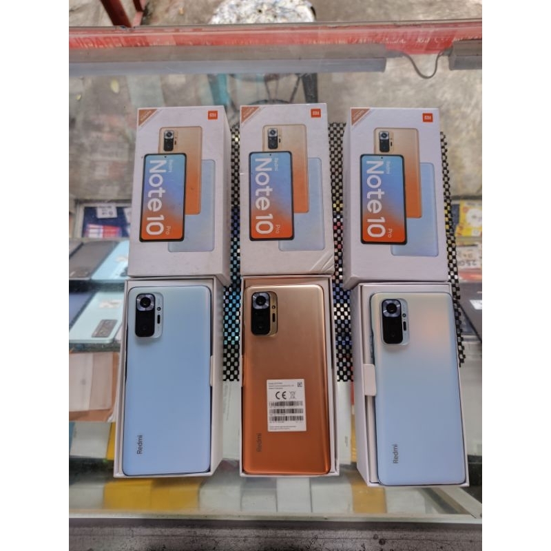 Redmi note 10 pro 8/128  & 6/128  & 6/64  second