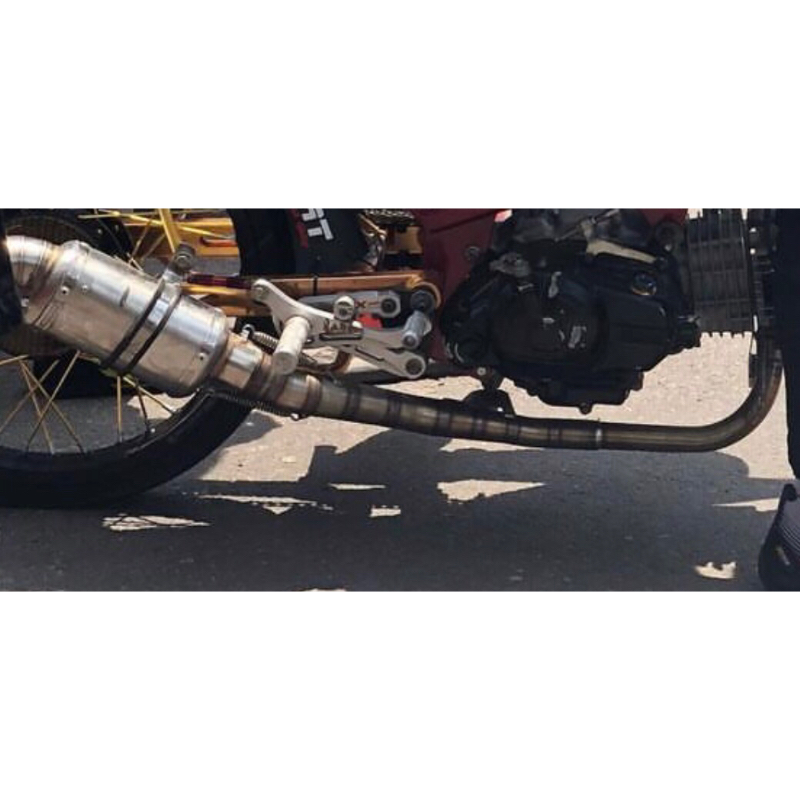 Knalpot AHM original malaysia M1 jupiter z vega r new vega r 130cc stenlis original 100% oval